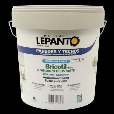 PINTURA PLASTICA BRICOTIL INT-EXT 15L  BLANCO MATE