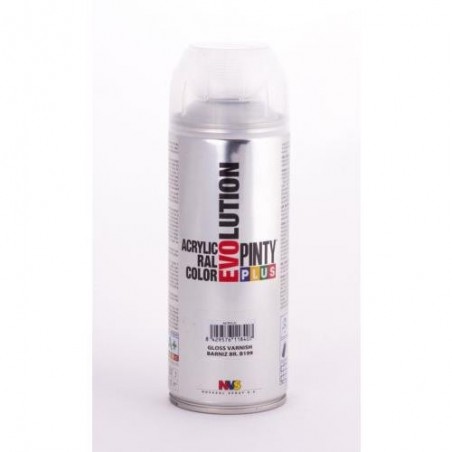PINTURA SPRAY PINTY PLUS BARNIZ BRILLANTE 520ML.