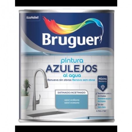 ESMALTE AZULEJOS AGUA SATINADO AZUL OCEANO 750ML