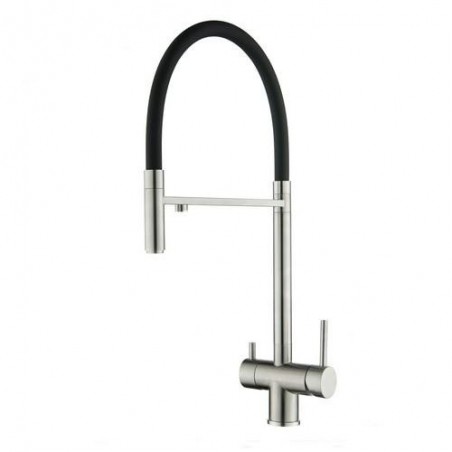 GRIFO COCINA FLEXYFORM OSMOSIS CROMO/NEGRO