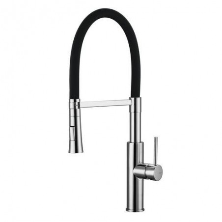 GRIFO COCINA DIRIGIBLE FLEXYFORM CROMO/NEGRO