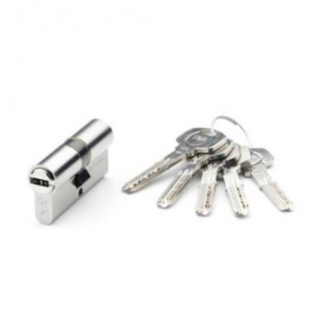 CILINDRO SEGURIDAD 30X30 NIQUEL YL6 LEVA CORTA