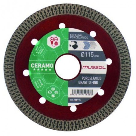 DISCO DIAMANTE CERAMO 115 MM. WC115