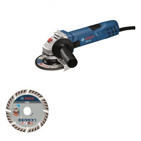 MINIAMOLADORA GWS 7-115 PROFESSIONAL 720W + DISCO