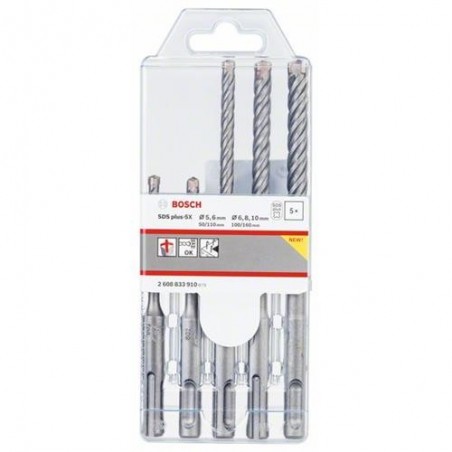 SET 4 BROCAS SDS-PLUS-5X  2608833910