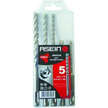 BROCAS FORCE3 ESTUCHE 5 BROCAS 5-30MM 150515