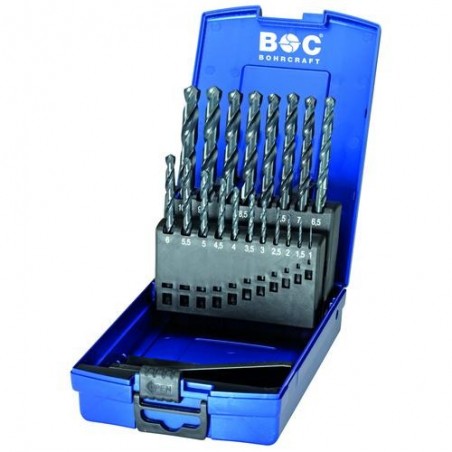 JUEGO BROCAS RECTIFICADO 25 PIEZAS KG13B0 DIN 338