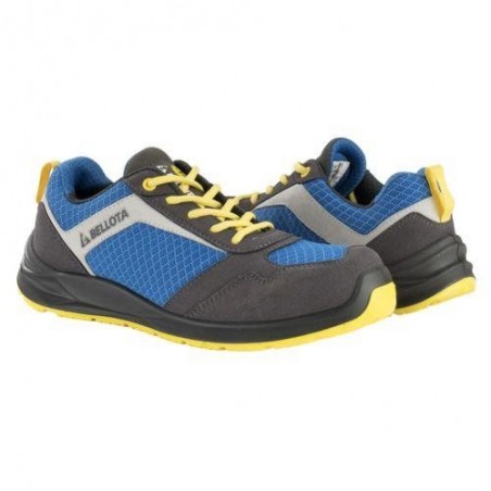 ZAPATO SEG. S1P FLEX AZUL-AMARILLO T-46