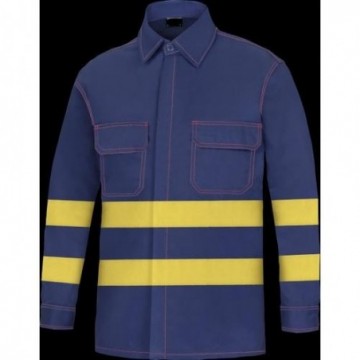 CAMISA A.V. AZUL/AMARILLO...
