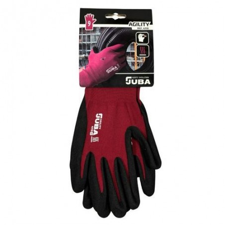 GUANTE NITRILO AGILITY 10/XL GRANATE (H4118/10)