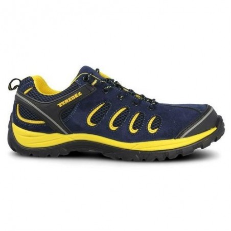 ZAPATO SEGURIDAD RADIO AZUL MARINO AMARILLO T.36