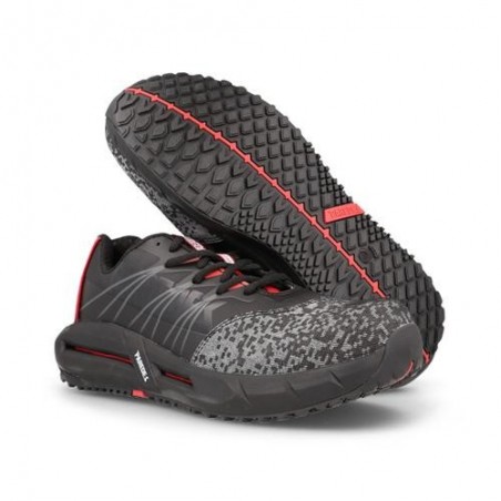 ZAPATILLA SEG. MATRIX NEGRO-ROJO T-38SP5220 NE-RO