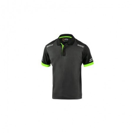 POLO TOLEDO M/CORTA GRIS VERDE T-S