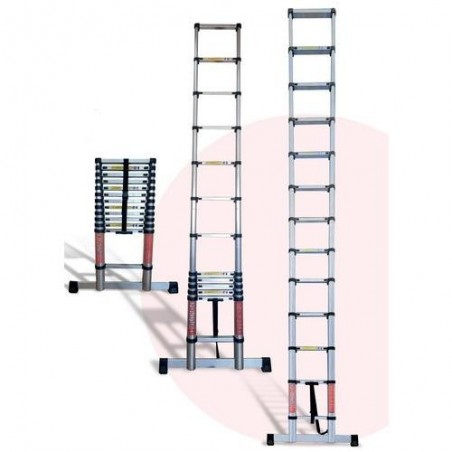 ESCALERA TELESCOPICA PLEGABLE TUBIKA 11 PELDAÑOS