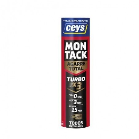 CEYS MONTACK TURBO TRANSPARENTE CARTUCHO 290ML