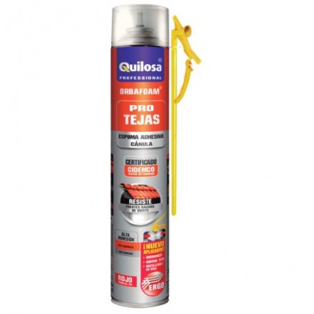 ESPUMA ORBAFOAM FIJACION TEJAS GRIS CANULA 650ML.