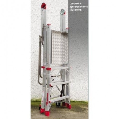ESCALERA CON PLATAFORMA 3 PELDAÑOS  PLS3
