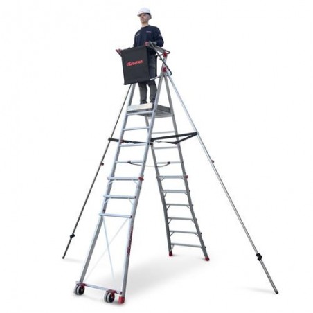 ESCALERA C/ PLATAFORMA Y 6 PELDAÑOS Y ESTABIL PLS6