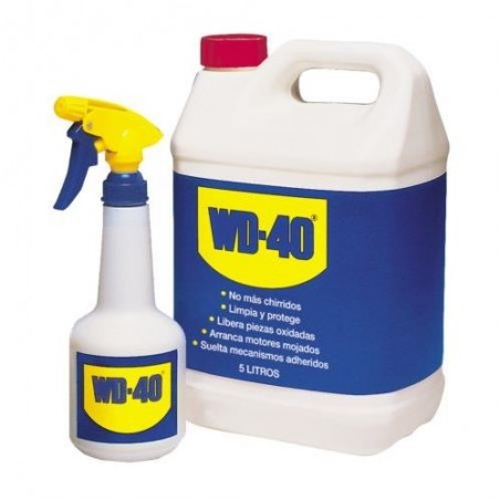 LUBRICANTE MULTIUSO WD-40 5 L. + PULVERIZADOR