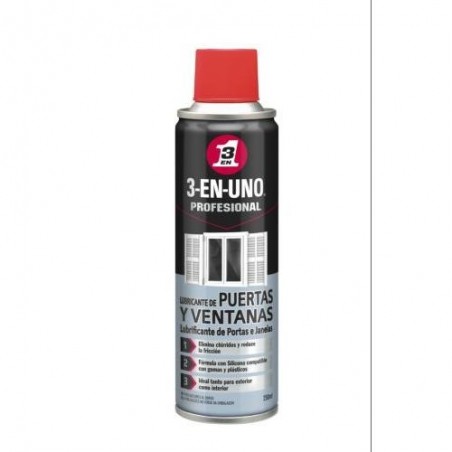 LUBRICANTE PUERTAS Y VENT. 3 EN 1  250ML. 341027