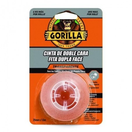 CINTA AMERICANA DOBLE CARA 1,5MX25MM 116878