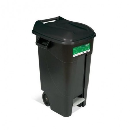 CONTENEDOR JARDIN 120 L. C/PEDAL NEGRO ECO 443138