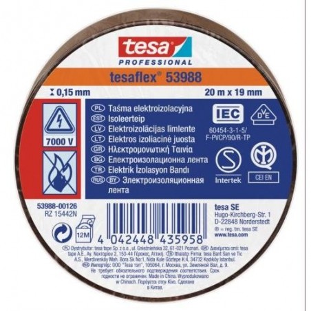 CINTA AISLANTE 20X19 MARRON    53988-126