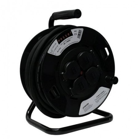 TAMBORES CABLE C/TAPA  25M H07RN-F3G2.5 270MM IP44