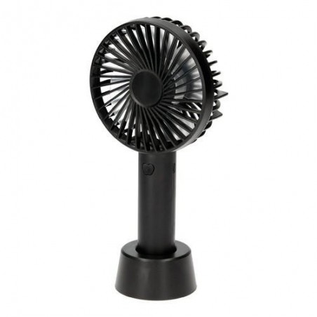 MINI VENTILADOR MANO BALU USB RECARG NEGRO DC 5V