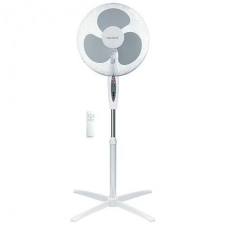 VENTILADOR PIE NAMETIL C/MANDO Y TEMP 43CM 45W BL