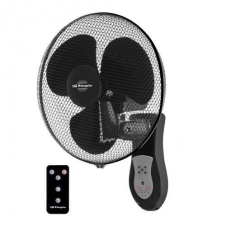 VENTILADOR DE PARED 40CM 40W NEGRO WF 0243