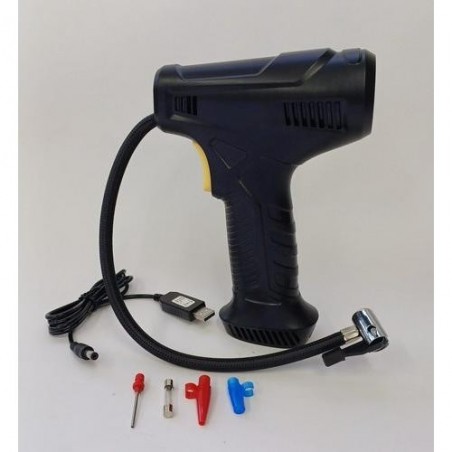COMPRESOR/PISTOLA DE AIRE INALAMBRICO 7.4V 24072