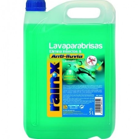 LAVAPARABRISAS ELIMINADOR INSECTOS Y ANTILLUVIA 5L