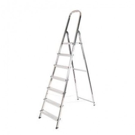 ESCALERA ALUMINIO UNICA 7 PELDAÑOS