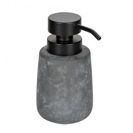 DOSIFICADOR JABON CERAMICA SACILE 400ML GRIS NEGRO