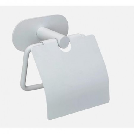 PORTARROLLOS C/ TAPA DE ACERO INOX TURBO-LOC BLANC