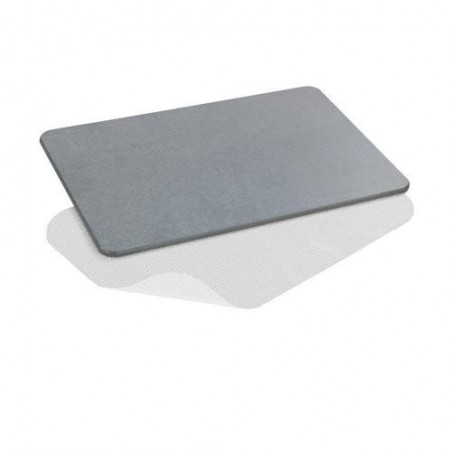 ALFOMBRA BAÑO DIATOMITA SIMI 60X39 CM GRIS