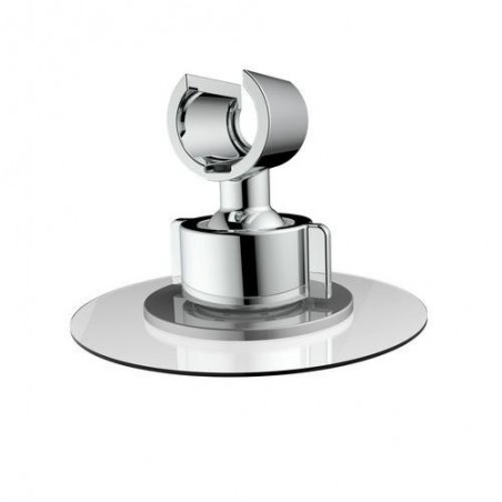 SOPORTE CABEZAL DUCHA 360º 8X7.5X8CM CROMO