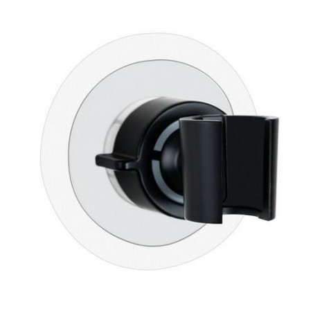 SOPORTE CABEZAL DUCHA 360º 8X7.5X8CM  NEGRO