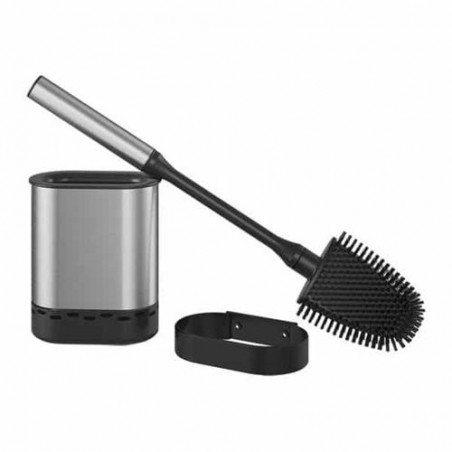 ESCOBILLA SILICONA WC NEGRO INOX 185519000