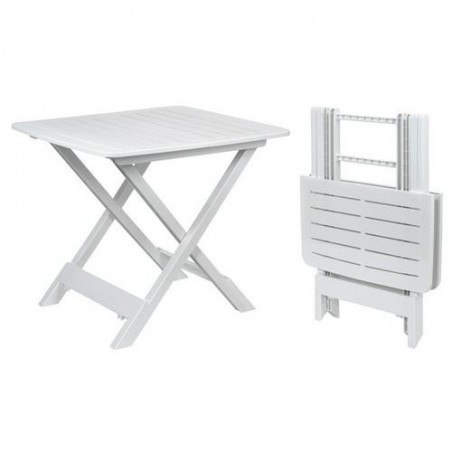 MESA PLEGABLE 80X72CM BLANCA TEVERE 042380010