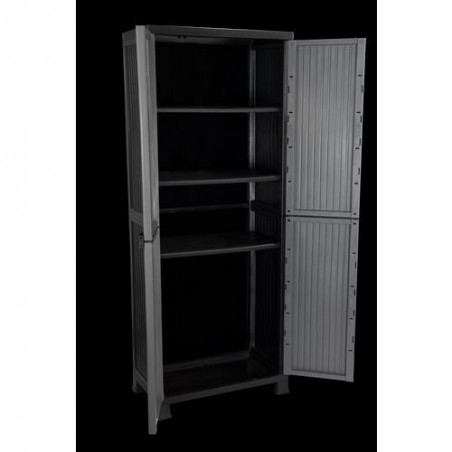 ARMARIO RESINA GRIS 3 BALDAS 171.5X68X39CM