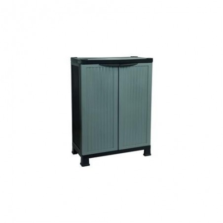 ARMARIO RESINA GRIS BAJO 1 BALDA 75882
