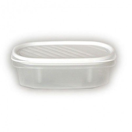 CONTENEDOR ALIMENTOS 0.5 L. BLANCO OVAL 1163001