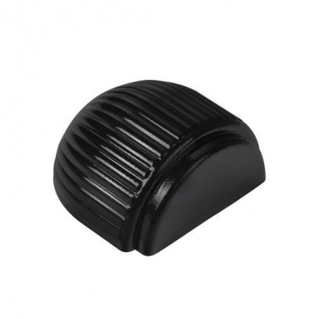 TOPE PUERTA FLEXIBLE ADHESIVO NEGRO 40X39MM
