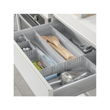 ORGANIZADOR CAJONES AJUSTABLE GRIS 16UDS