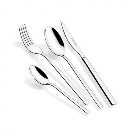 CUBERTERIA 24 PIEZAS ACERO INOX AMALFI M206974