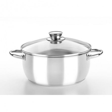 CACEROLA CON TAPA CRISTAL 16 CM. OPTIMA M451116