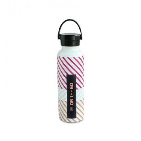 BOTELLA TERMO 750ML FUCSIA FLUOR PRINT ON THE GO