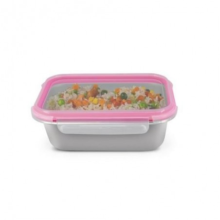 CONTENEDOR RECTANGULAR ACERO INOX 1200ML